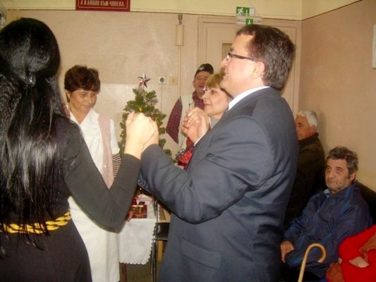 Посещение на кмета и зам. кмета на Община Първомай 07.01.2011г.