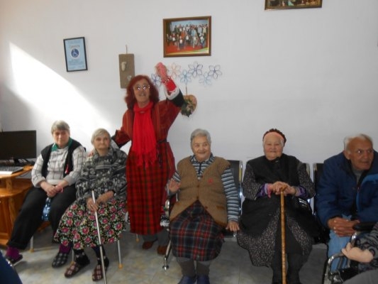 Посрещане на баба Марта 01.03.2016г.